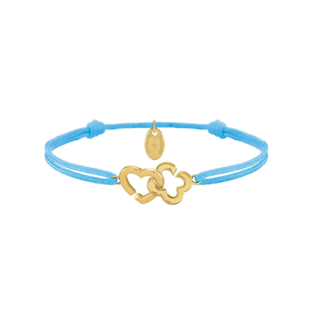 Bracelet Argent Doré Cordon Bleu Charles Garnier Passion | UB Bijoux