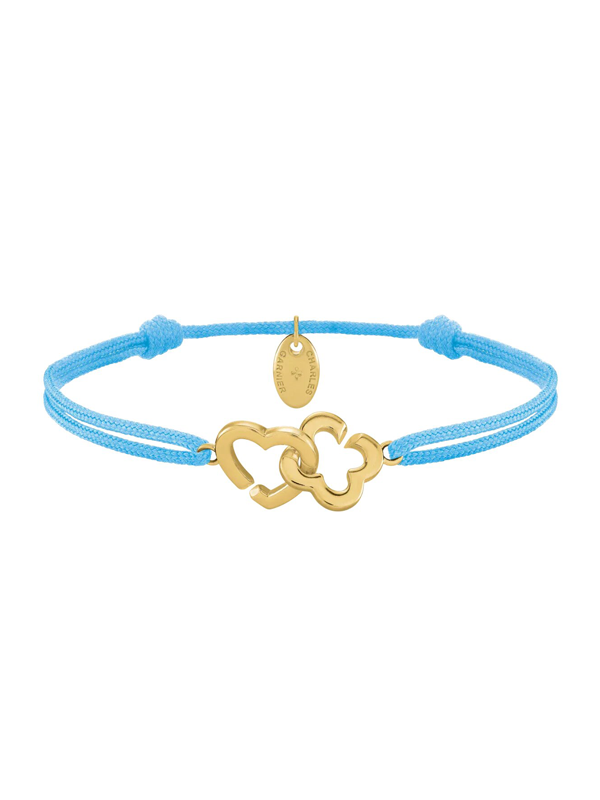 Bracelet Argent Doré Cordon Bleu Charles Garnier Passion | UB Bijoux