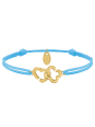 Bracelet Argent Doré Cordon Bleu Charles Garnier Passion | UB Bijoux