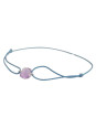 Bracelet Améthyste Coussin Or Jaune et Cordon Bleu Bellon | UB Bijoux