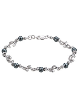 Bracelet Argent et Hématite Jourdan Koré | UB Bijoux