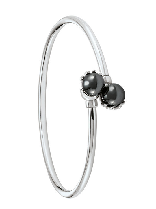 Bracelet Argent et Hématite Jourdan Hélicé | UB Bijoux