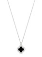 Collier Réversible Argent Oxydes de Zirconium Nacre et Onyx Charles Garnier | UB Bijoux