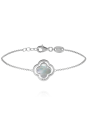 Bracelet Réversible Argent Oxydes de Zirconium Nacre et Onyx Charles Garnier | UB Bijoux