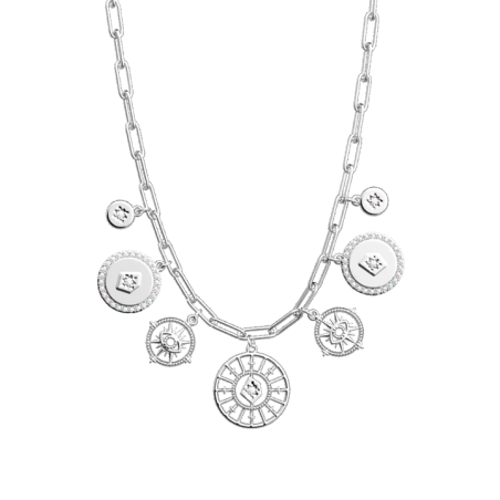 Collier Couleur Argent Astrale Les Georgettes | UB Bijoux