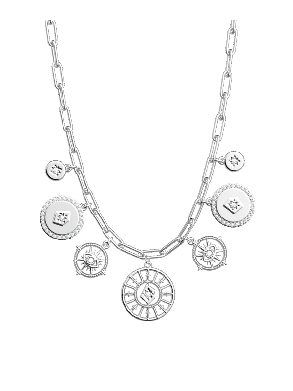 Collier Couleur Argent Astrale Les Georgettes | UB Bijoux