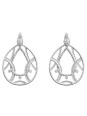 Boucles d'Oreilles Couleur Argent Sultane Les Georgettes | UB Bijoux