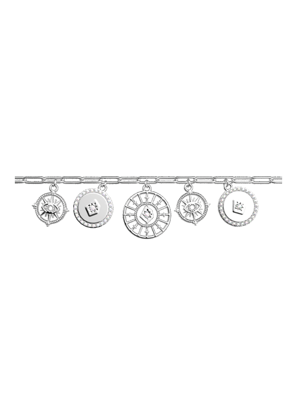 Bracelet Couleur Argent Astrale Les Georgettes | UB Bijoux