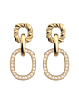 Boucle d'Oreilles Dorées Icone Les Georgettes | UB Bijoux