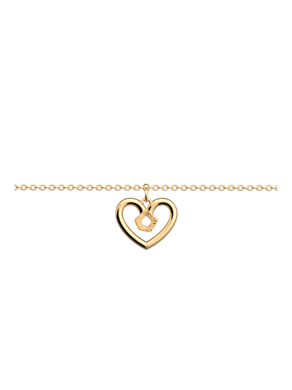 Bracelet Doré Girafe Coeur Les Georgettes | UB Bijoux