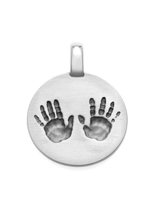 Pendentif Argent Empreintes Tournaire | UBBijoux.com