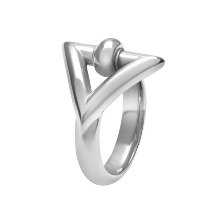 Bague Argent Triangle Trilogie Alchimie Petite Tournaire | UBBijoux.com