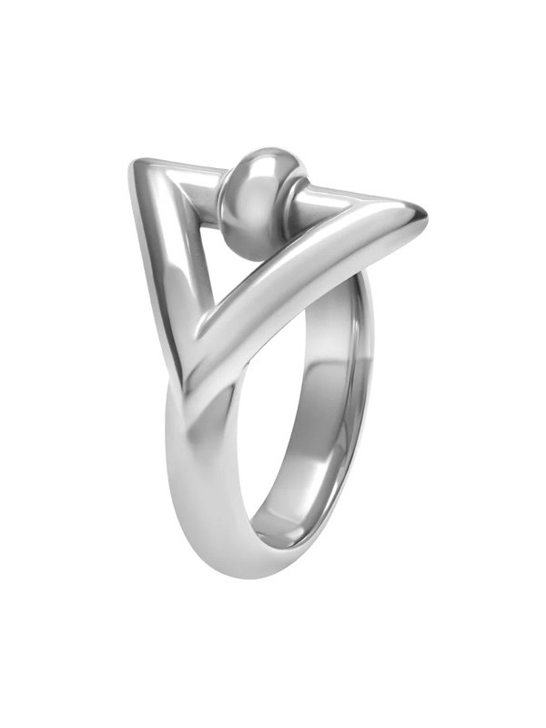 Bague Argent Triangle Trilogie Alchimie Petite Tournaire | UBBijoux.com