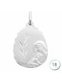 Médaille de baptême Vierge à l'enfant en Or - Augis