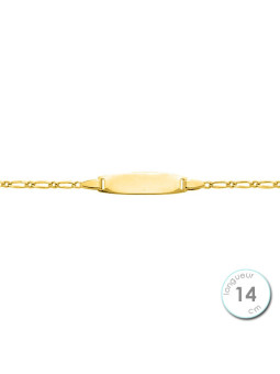 Gourmette Enfant Or Jaune 375 | UB Bijoux