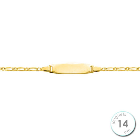 Gourmette Enfant Or Jaune 375 | UB Bijoux