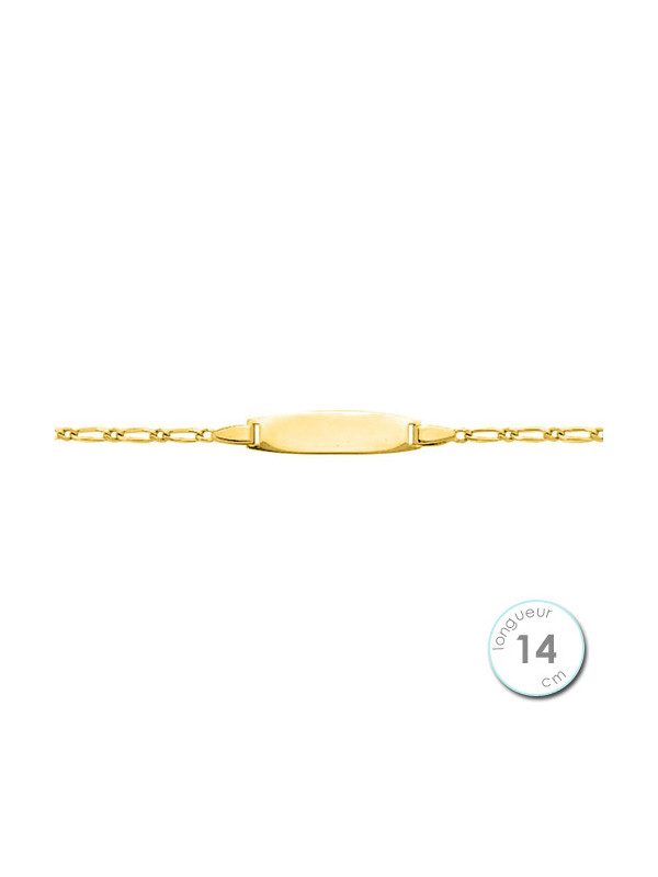 Gourmette Enfant Or Jaune 375 | UB Bijoux