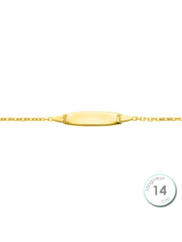 Gourmette Enfant Or Jaune 375 | UB Bijoux