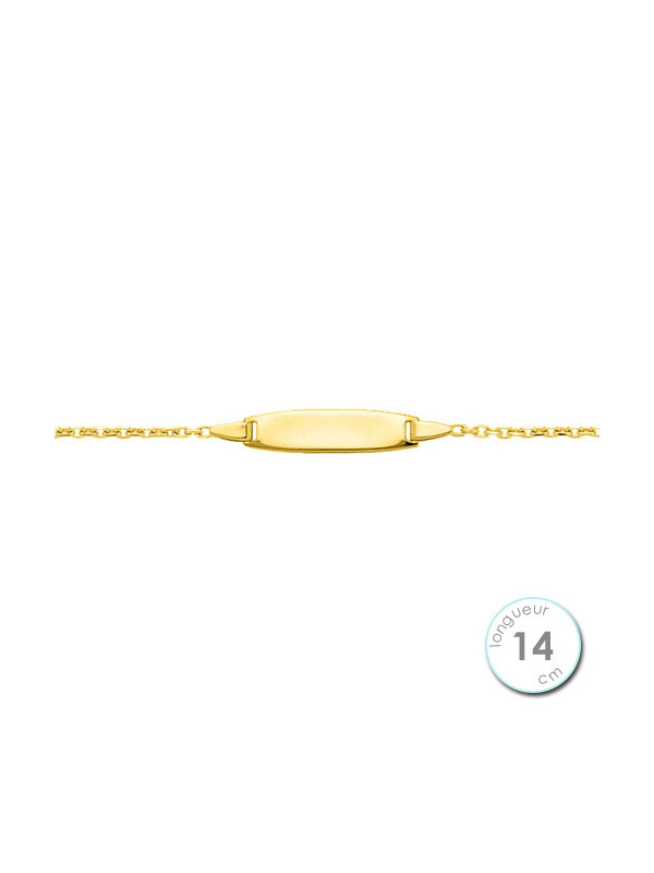 Gourmette Enfant Or Jaune 375 | UB Bijoux
