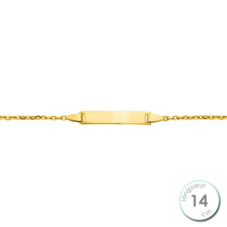 Gourmette Enfant Or Jaune 375 | UB Bijoux