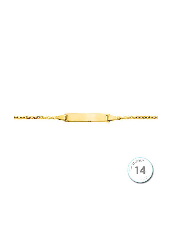 Gourmette Enfant Or Jaune 375 | UB Bijoux