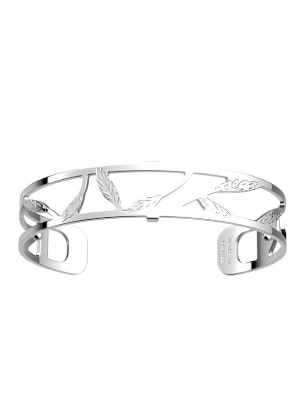 Bracelet Poignet Fort Couleur Argent Épi de Blé Les Georgettes | UB Bijoux