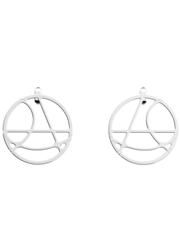 Boucles d'Oreilles Couleur Argent Valse Les Georgettes | UB Bijoux
