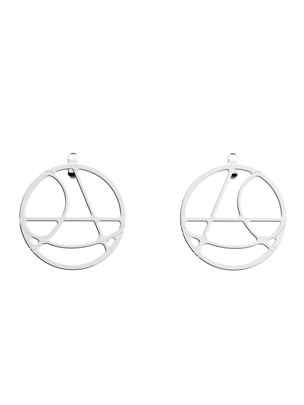 Boucles d'Oreilles Couleur Argent Valse Les Georgettes | UB Bijoux
