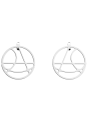 Boucles d'Oreilles Couleur Argent Valse Les Georgettes | UB Bijoux