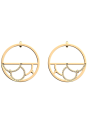 Boucles d'Oreilles Doré Gourmandise Précieuse Les Georgettes | UB Bijoux