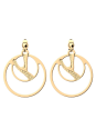 Boucles d'Oreilles Doré Tigre Les Georgettes | UB Bijoux