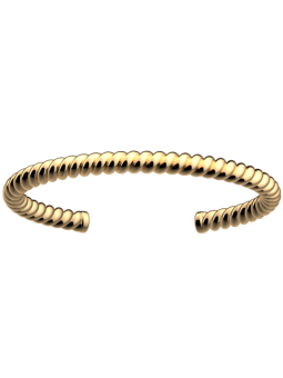 Bracelet Jonc Doré Cordage Les Georgettes | UB Bijoux