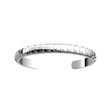 Bracelet Jonc Couleur Argent Icone Les Georgettes | UB Bijoux