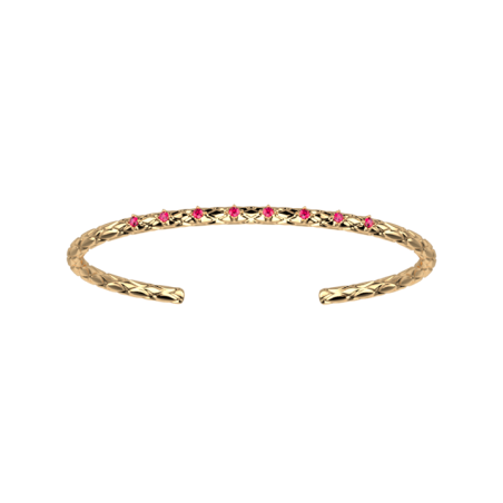 Bracelet Jonc Doré Joyau Les Georgettes | UB Bijoux