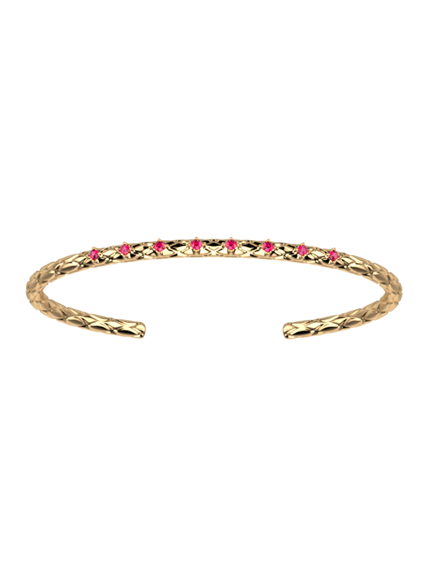 Bracelet Jonc Doré Joyau Les Georgettes | UB Bijoux