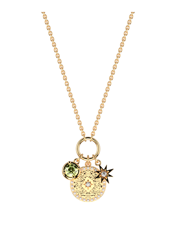 Collier Doré Péridot Les Georgettes | UB Bijoux