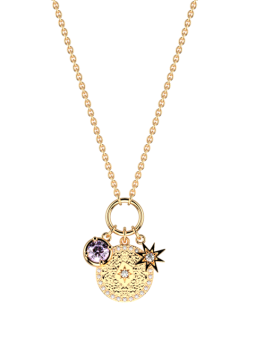 Collier Doré Pierre Lavande Les Georgettes | UB Bijoux