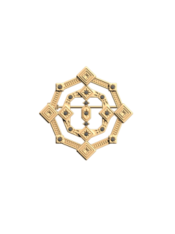 Broche Doré Tamara Les Georgettes | UB Bijoux