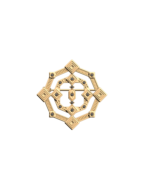 Broche Doré Tamara Les Georgettes | UB Bijoux