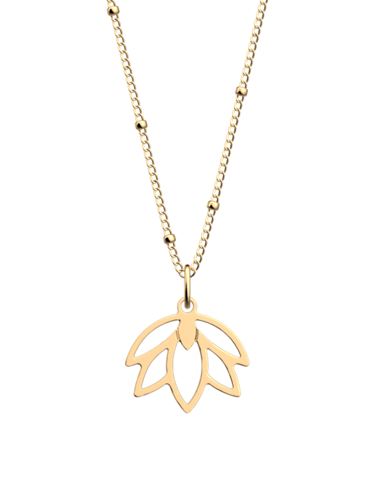 Collier Doré Lotus Les Georgettes | UB Bijoux