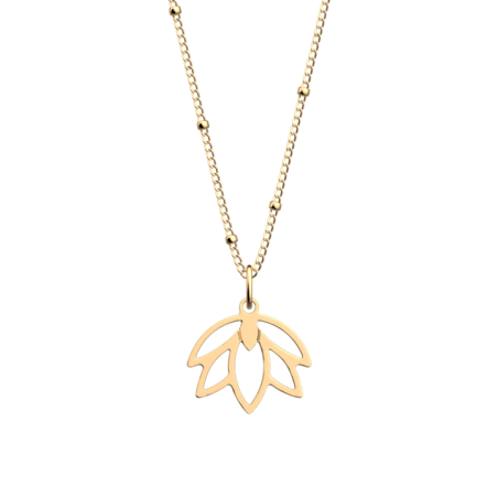 Collier Doré Lotus Les Georgettes | UB Bijoux