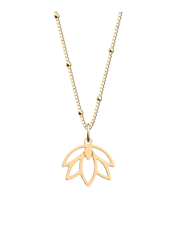 Collier Doré Lotus Les Georgettes | UB Bijoux