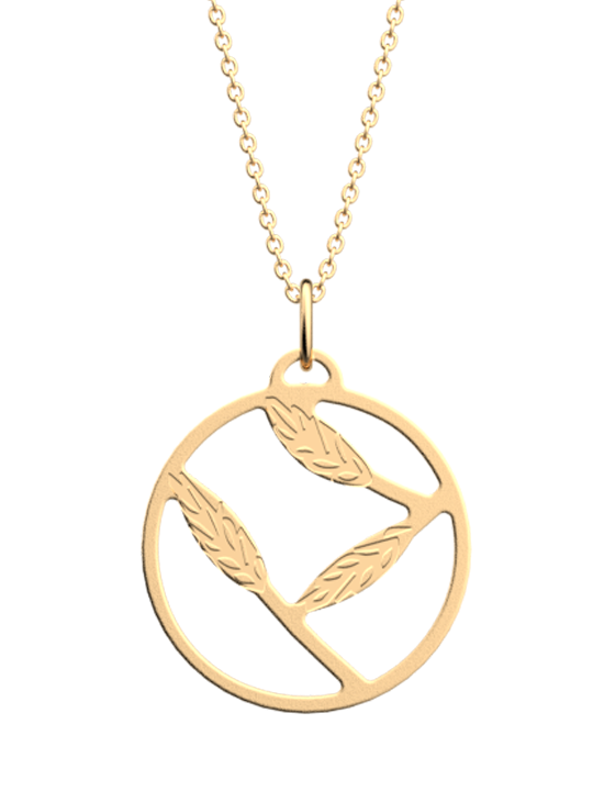 Collier Doré Epi de Blé Les Georgettes | UB Bijoux