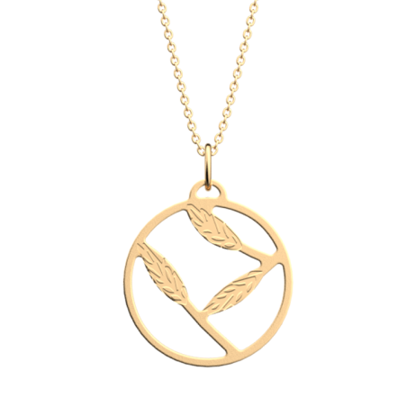 Collier Doré Epi de Blé Les Georgettes | UB Bijoux