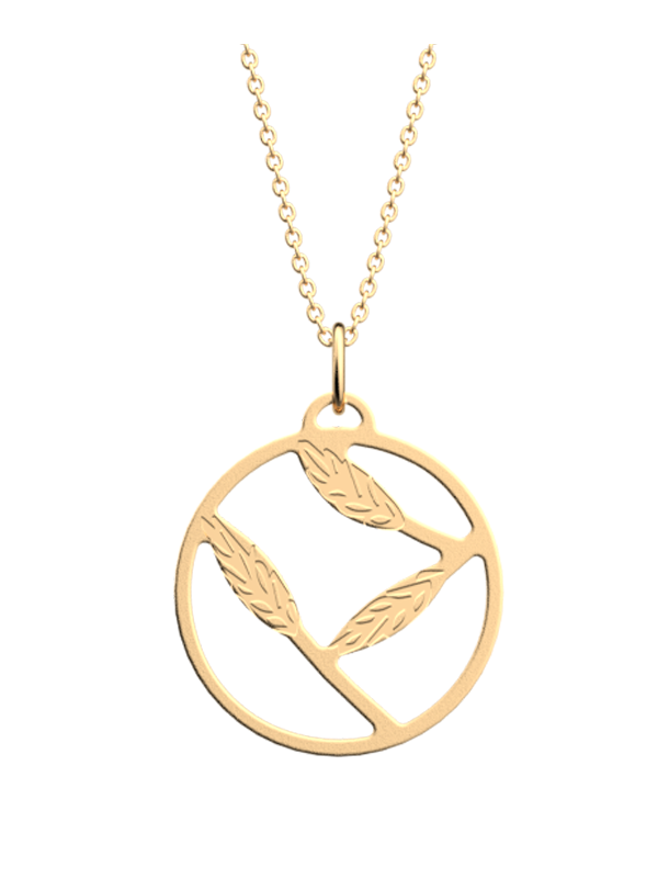 Collier Doré Epi de Blé Les Georgettes | UB Bijoux