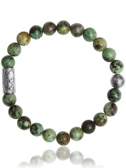 Bracelet Perle Turquoise Africaine Lauren Steven | UB Bijoux