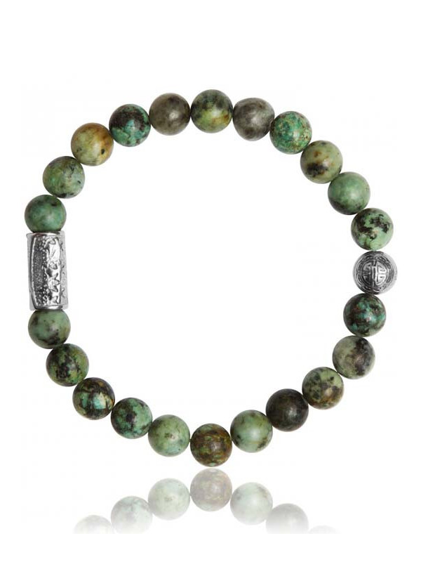 Bracelet Perle Turquoise Africaine Lauren Steven | UB Bijoux