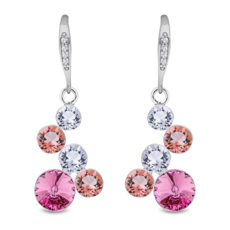Boucles d'Oreilles Argent et Cristal Spark | UB Bijoux