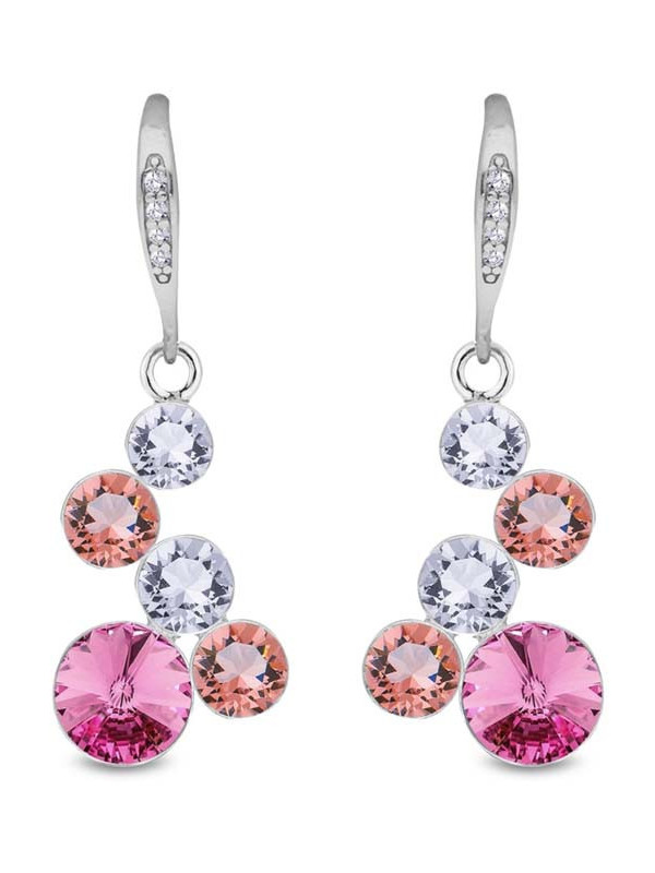 Boucles d'Oreilles Argent et Cristal Spark | UB Bijoux