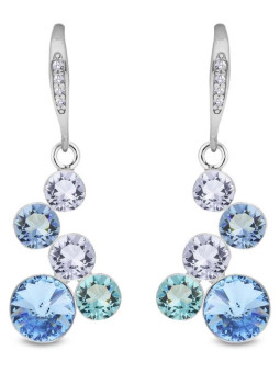 Boucles d'Oreilles Argent et Cristal Spark | UB Bijoux